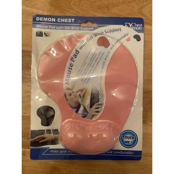 Office Mousepad with Gel Wrist Support - Ergonomic Gaming Desktop Memory Foam - Picture 2 of 5